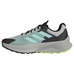 Sale Terrex Soulstride Flow GTX Trail Running Shoe Men - Grey, Lime Running Shoes