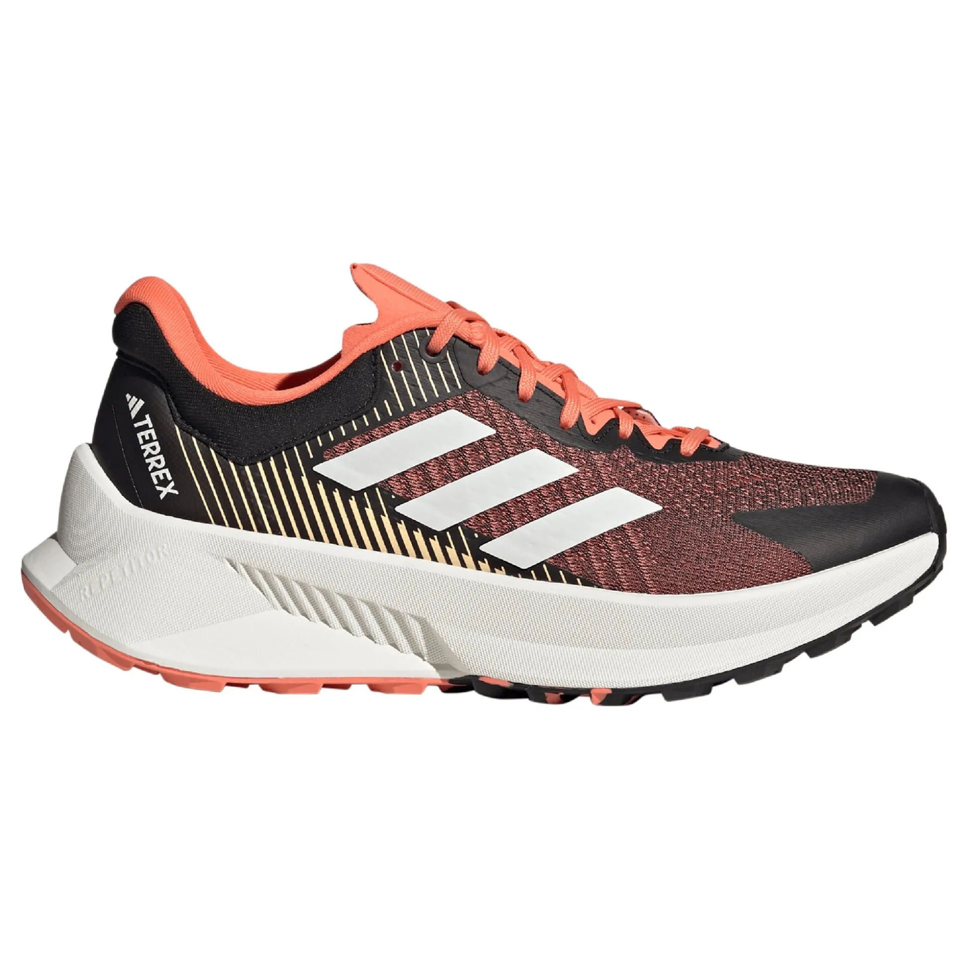 Hot Terrex Soulstride Flow Trail Running Shoe Women - Black, White Running Shoes