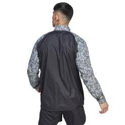 New Terrex Trail Wind Running Jacket Men - Grey, Black Running Clothing