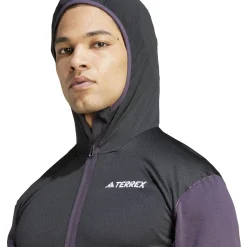 Shop Terrex XPR Light Flatlock Running Jacket Men - Dark Blue Running Clothing