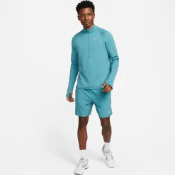 Outlet TF RDVN Element Half-Zip Running Top Men - Blue, Grey Running Clothing