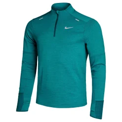 Outlet TF Repel Element Half-Zip Quarter-Zip Running Top Men - Petrol, Grey Running Clothing