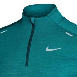 Outlet TF Repel Element Half-Zip Quarter-Zip Running Top Men - Petrol, Grey Running Clothing