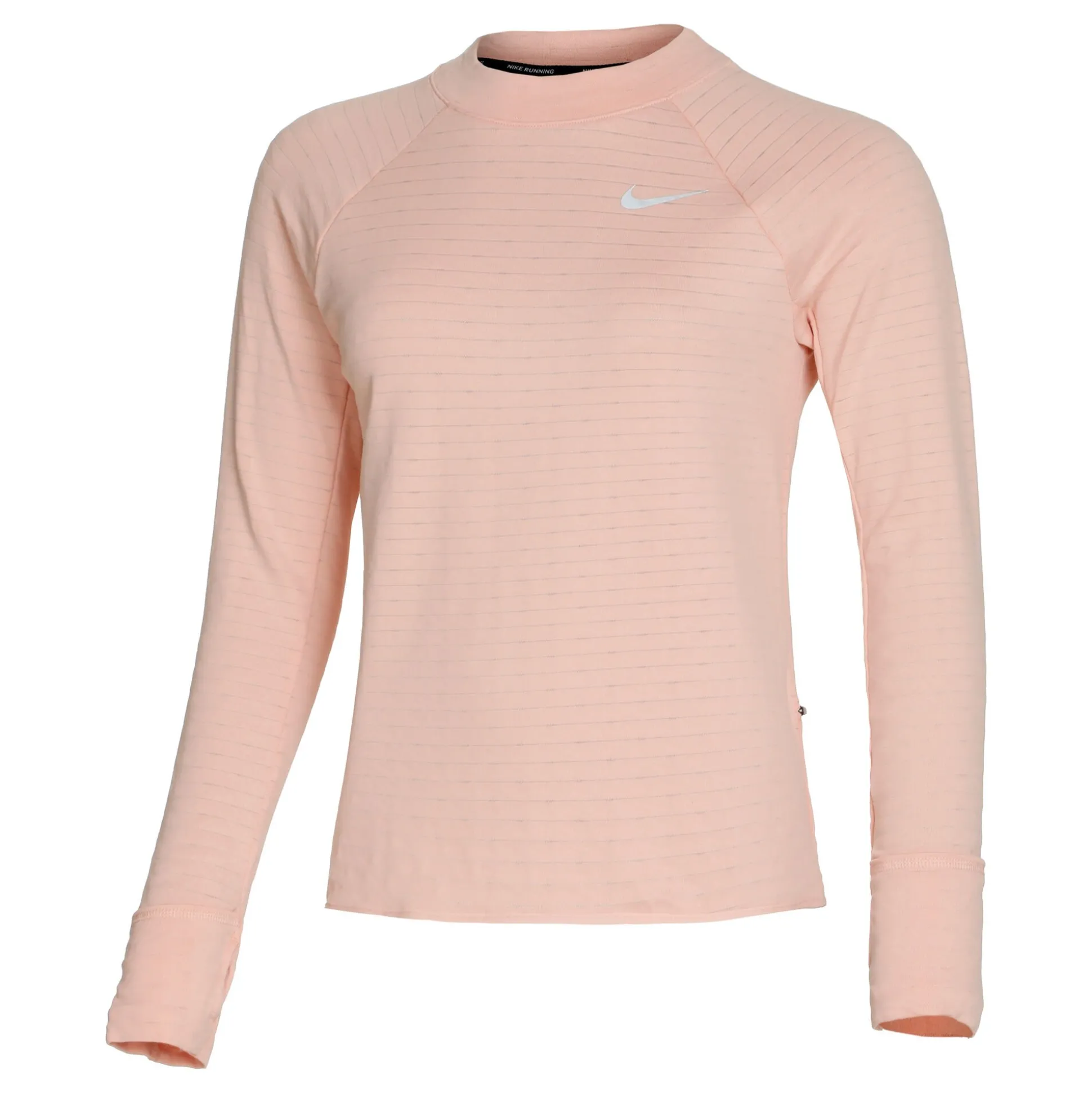 Fashion Therma-Fit Element Crew Running Top Women - Beige, Grey Running Clothing
