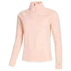Cheap Therma-Fit Element Half-Zip Running Top Women - Coral, Grey Running Clothing