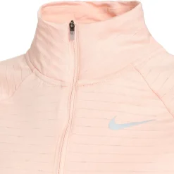Cheap Therma-Fit Element Half-Zip Running Top Women - Coral, Grey Running Clothing