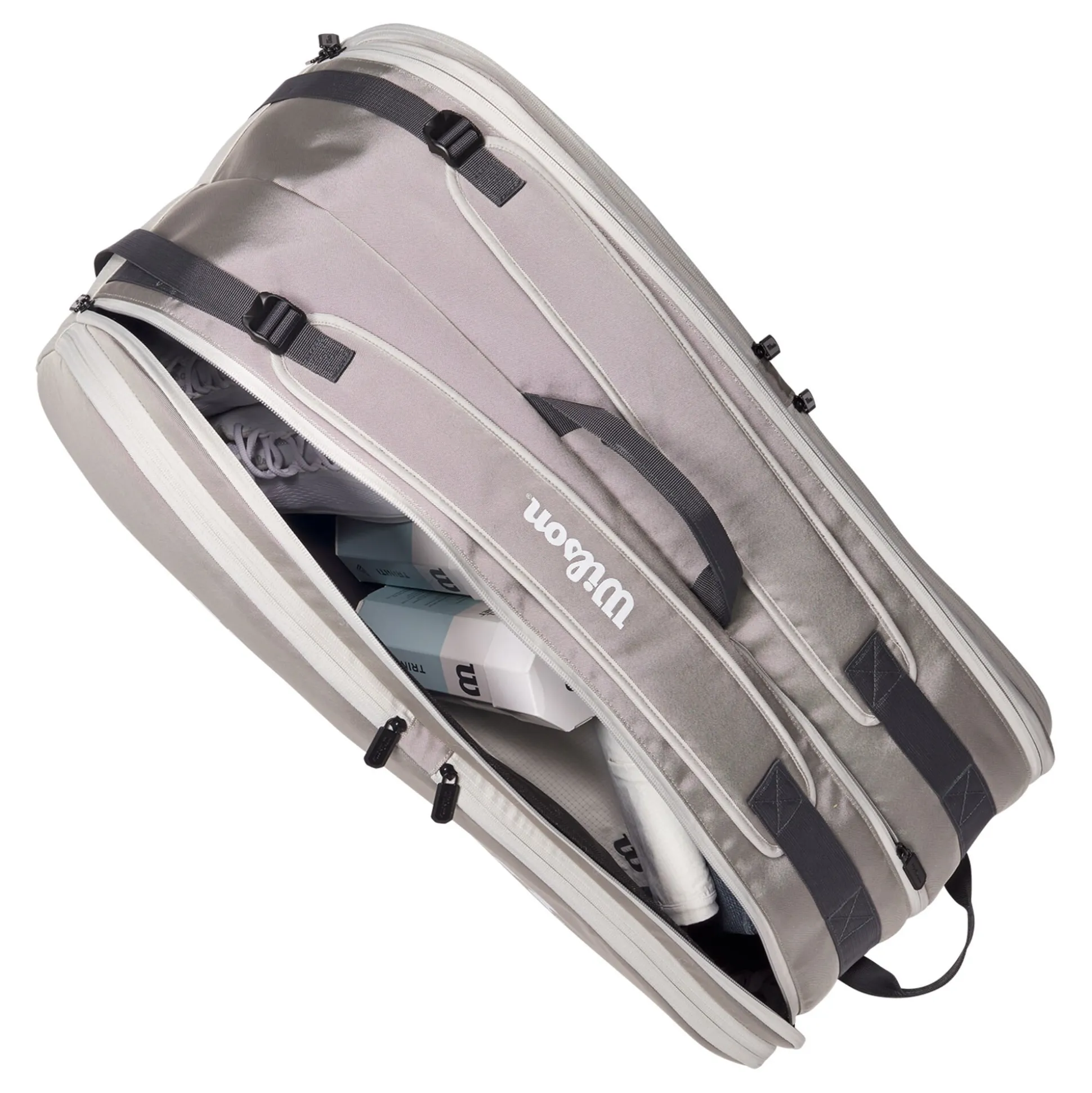 Outlet Tour Racket Bag 12 Pack - Grey Racket Bags