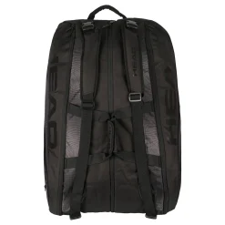 New Tour Team 15R Megacombi Racket Bag Special Edition - Black, Schwarz Glänzend Racket Bags
