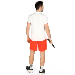 Discount Tournament Polo Men - White, Red Shirts