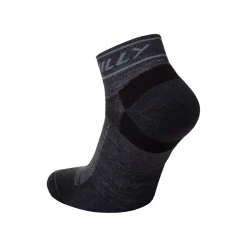 Flash Sale Trail - Quarter - Medium Cushioning Running Socks - Grey, Black Running Clothing