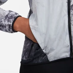 Hot Trail Running Jacket Women - Black, Grey Running Clothing