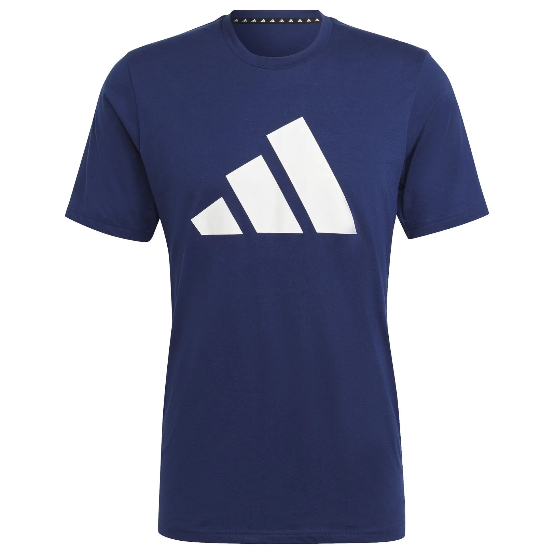 New Training Essential Feel Ready Logo T-Shirt Men - Dark Blue, White Shirts
