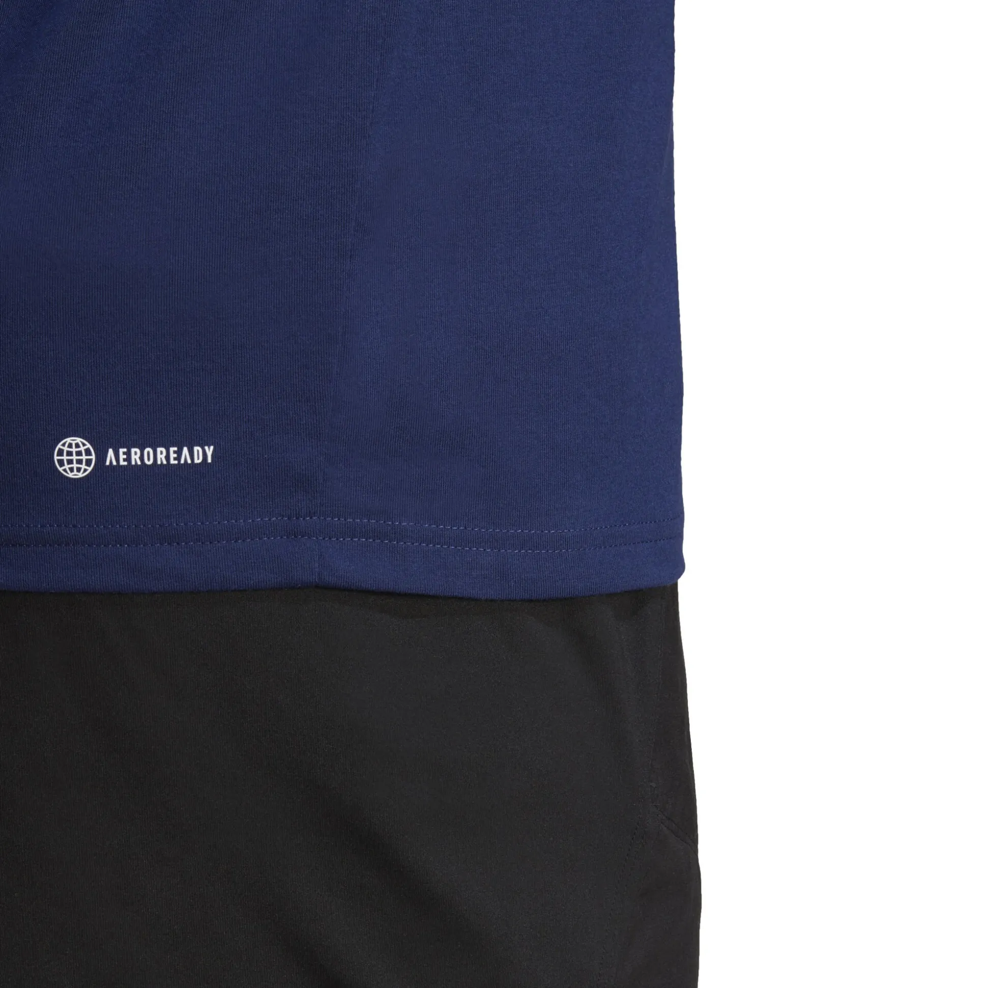 New Training Essential Feel Ready Logo T-Shirt Men - Dark Blue, White Shirts