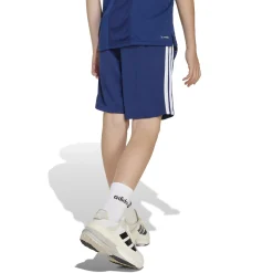 New Training Essentials 3 Stripes Shorts Kids - Dark Blue, White Shorts