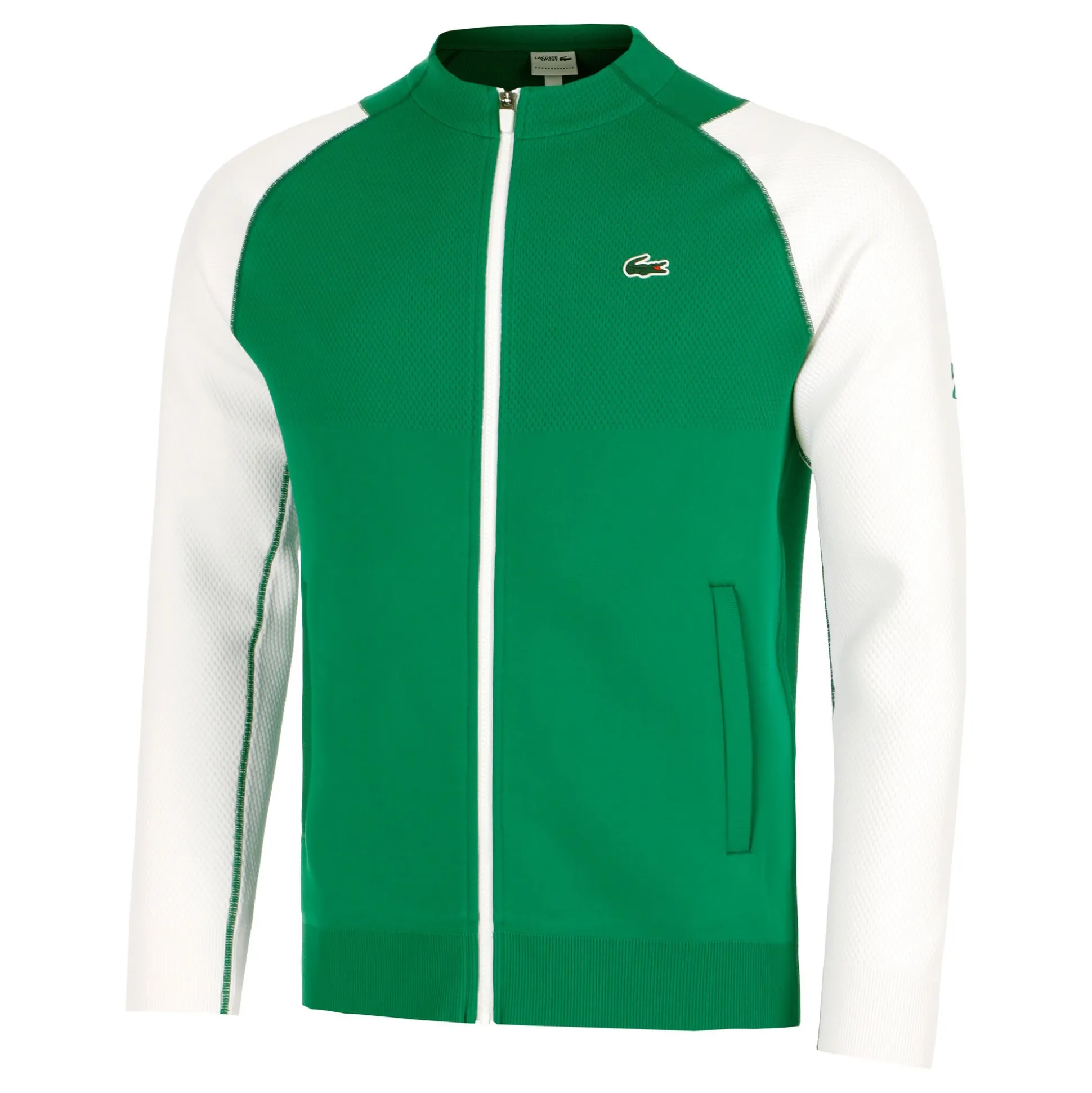 Store Training Jacket Men - Green, White Jackets