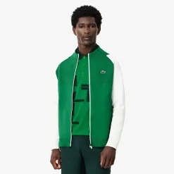 Store Training Jacket Men - Green, White Jackets