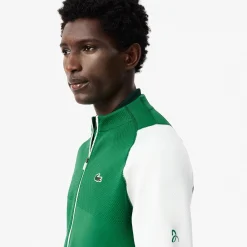 Store Training Jacket Men - Green, White Jackets