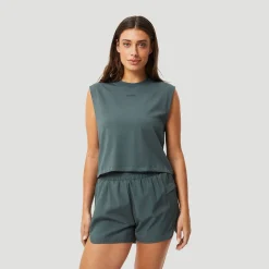 Store Training Tank Top Women - Dark Green Tops