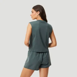 Store Training Tank Top Women - Dark Green Tops