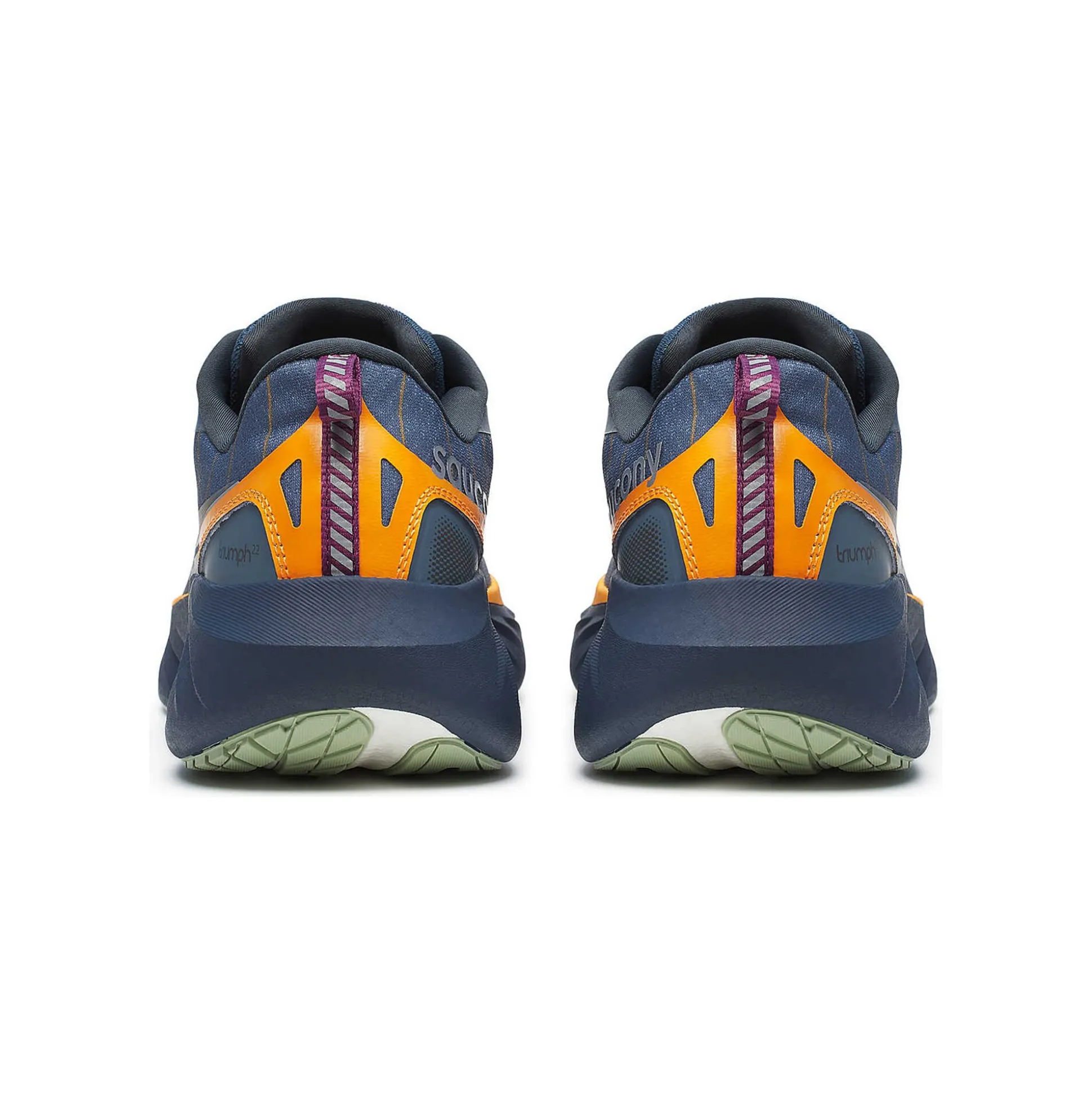 Fashion Triumph 22 GTX Neutral Running Shoe Men - Blue Grey, Orange Running Shoes