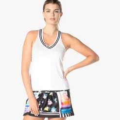 Cheap Tropical Sublime Tank Top Women - White Tops