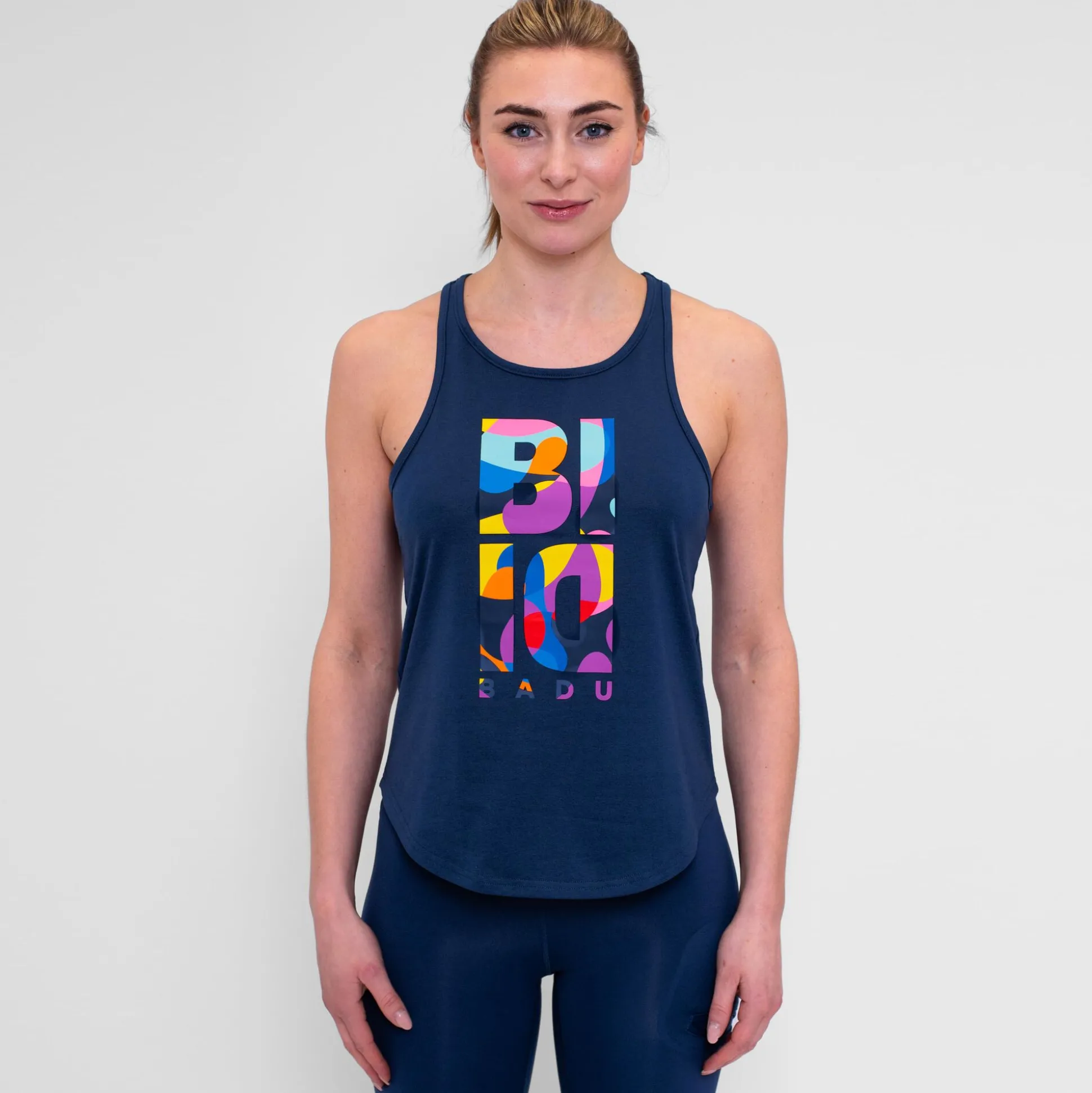 New Twiggy Chill Tank Top Women - Dark Blue, Multicoloured Tops