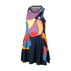 Outlet Twiggy Dress Girls - Dark Blue, Multicoloured Dresses