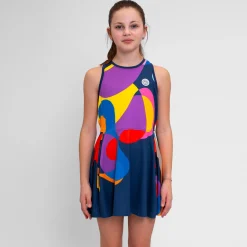 Outlet Twiggy Dress Girls - Dark Blue, Multicoloured Dresses