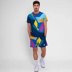 Online Twiggy Shorts Men - Dark Blue, Multicoloured Shorts