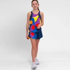 Best Twiggy Tank Top Girls - Dark Blue, Multicoloured Tops