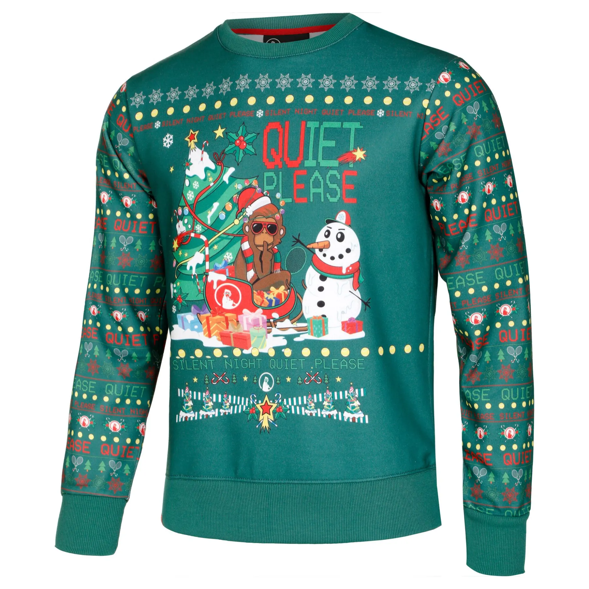 Flash Sale Ugly Christmas Sweatshirt Men - Green, Multicoloured Hoodies & Sweaters