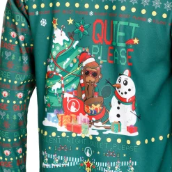 Flash Sale Ugly Christmas Sweatshirt Men - Green, Multicoloured Hoodies & Sweaters
