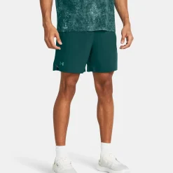 Clearance Vanish Woven 6in Shorts Men - Dark Green Shorts