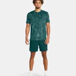 Clearance Vanish Woven 6in Shorts Men - Dark Green Shorts