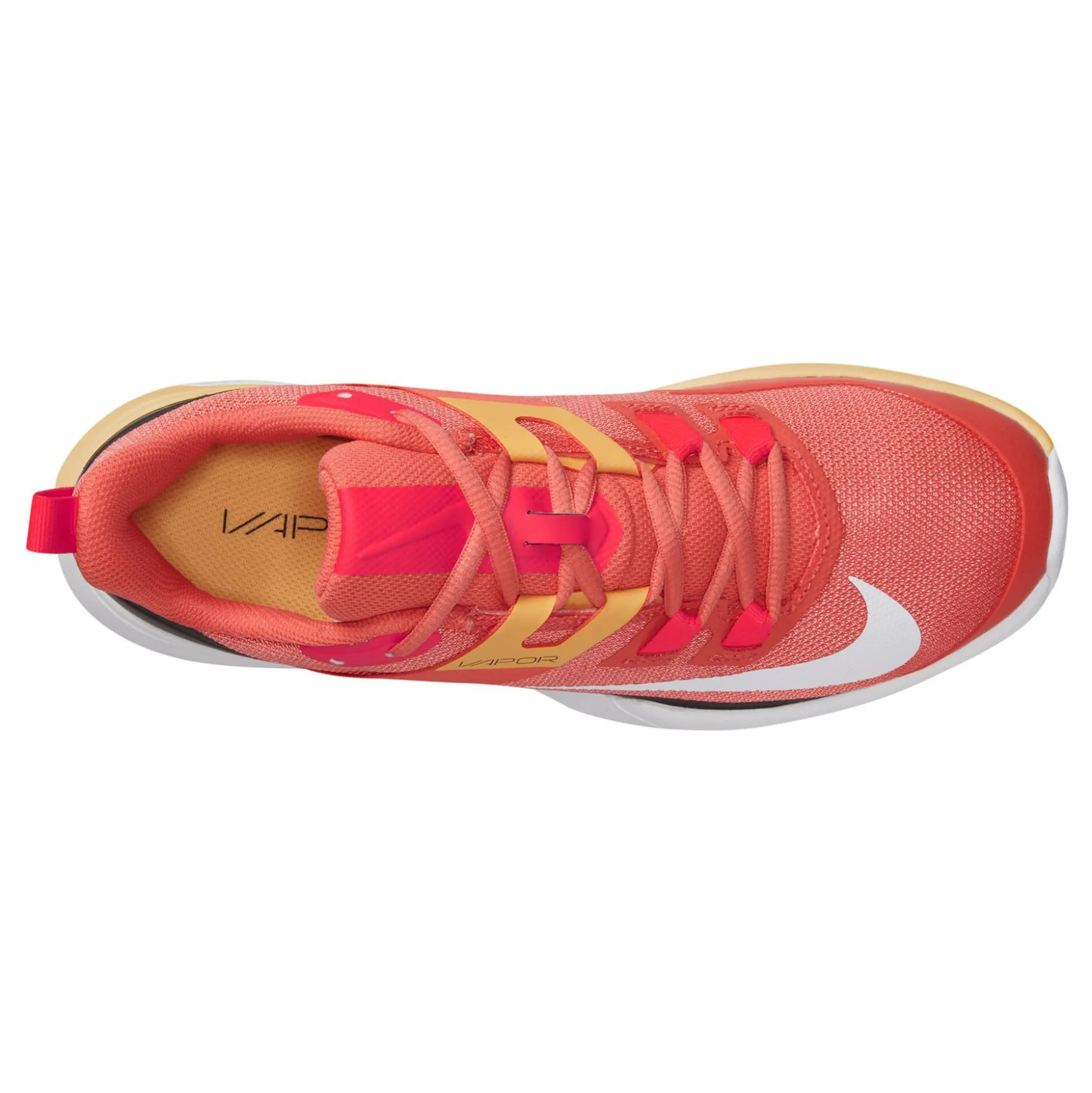 Hot Vapor Lite Clay Court Shoe Women - Orange, Black Clay Court Shoes
