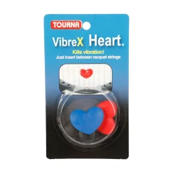 Clearance Vibrex Heart Dampener 3 Pack - Red, Black Racket Accessories