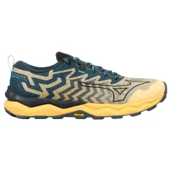 Shop Wave Daichi 8 Trail Running Shoe Men - Yellow, Black Running Shoes