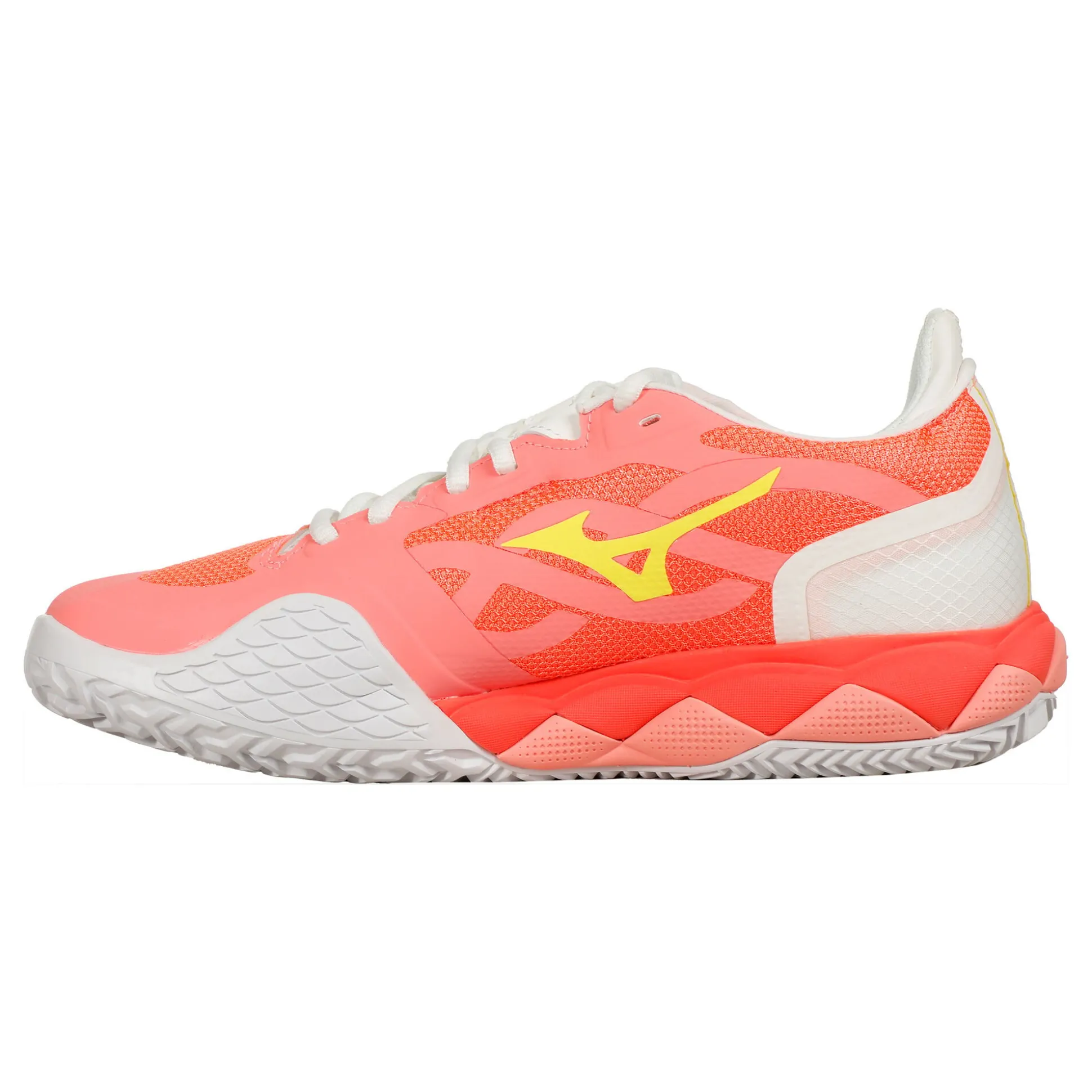 New Wave Enforce Tour CLAY Clay Court Shoe Women - Coral, White Clay Court Shoes