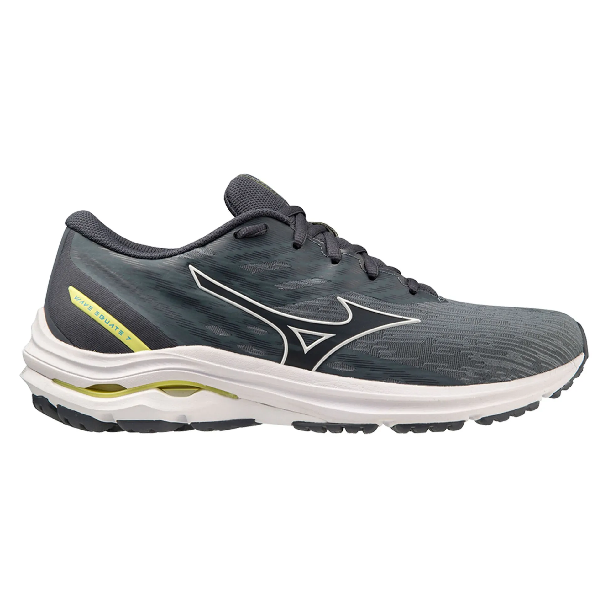 Clearance Wave Equate 7 Stability Running Shoe Men - Grey, White Running Shoes