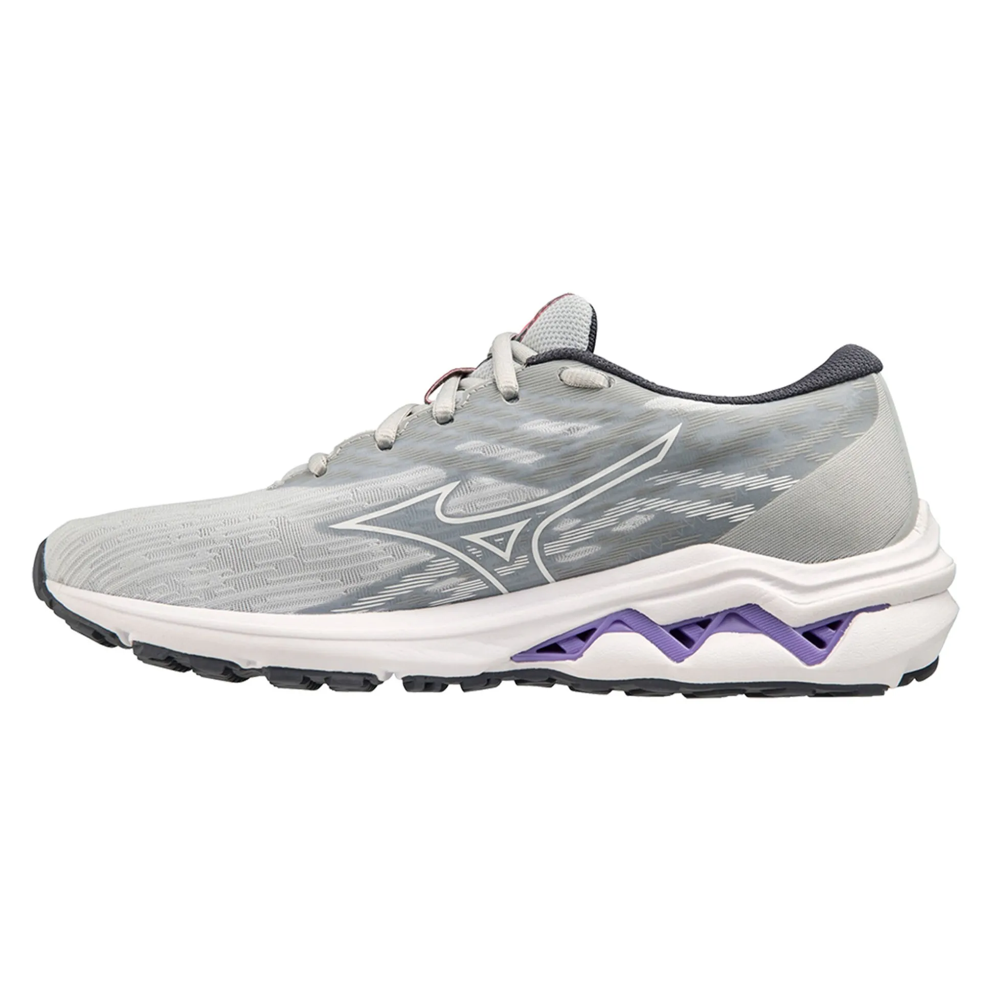 Cheap Wave Equate 7 Stability Running Shoe Women - Grey, Violet Running Shoes