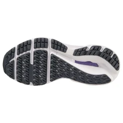Cheap Wave Equate 7 Stability Running Shoe Women - Grey, Violet Running Shoes
