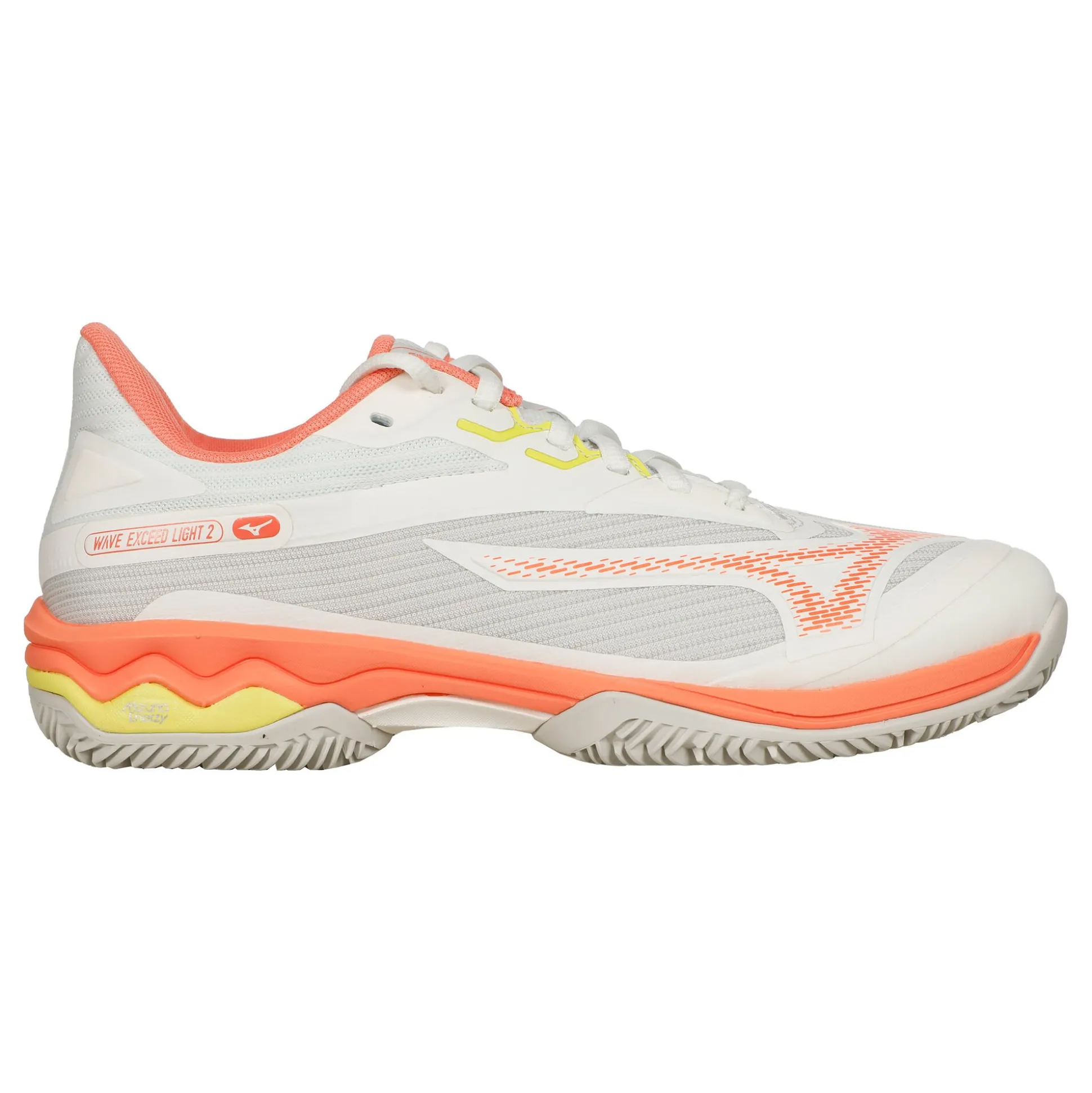 Discount Wave Exceed Light 2 CLAY Clay Court Shoe Women - White, Coral Clay Court Shoes