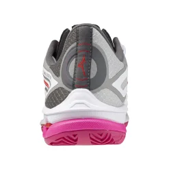Store Wave Exceed Tour 6 Clay Court Shoe Women - White, Grey Clay Court Shoes