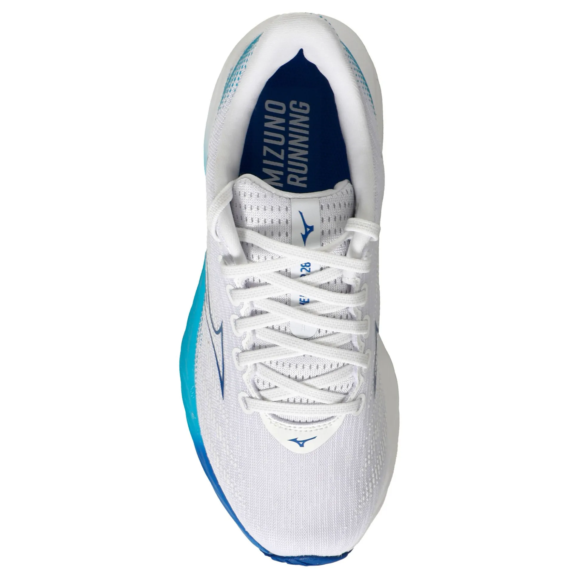 New Wave Rider 28 Neutral Running Shoe Women - White, Turquoise Running Shoes