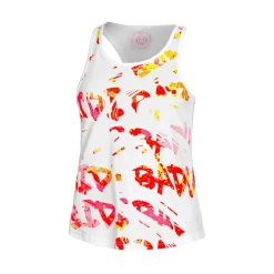 Clearance Wild Arts Chill Junior Tank Top Girls - White, Multicoloured Tops