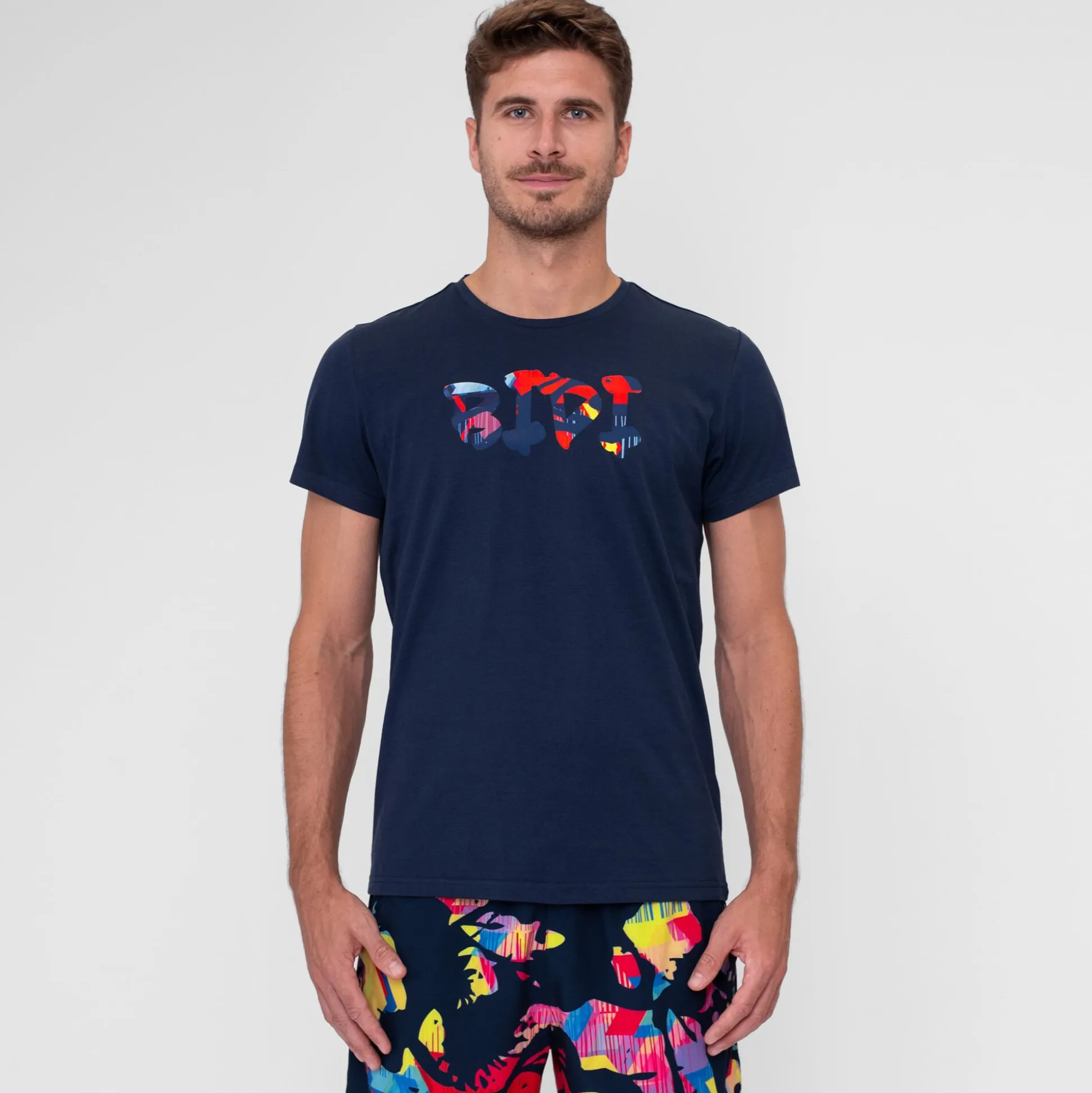 Shop Wild Arts Chill T-Shirt Men - Dark Blue, Multicoloured Shirts