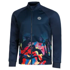 Outlet Wild Arts Printed Training Jacket Men - Dark Blue, Multicoloured Jackets