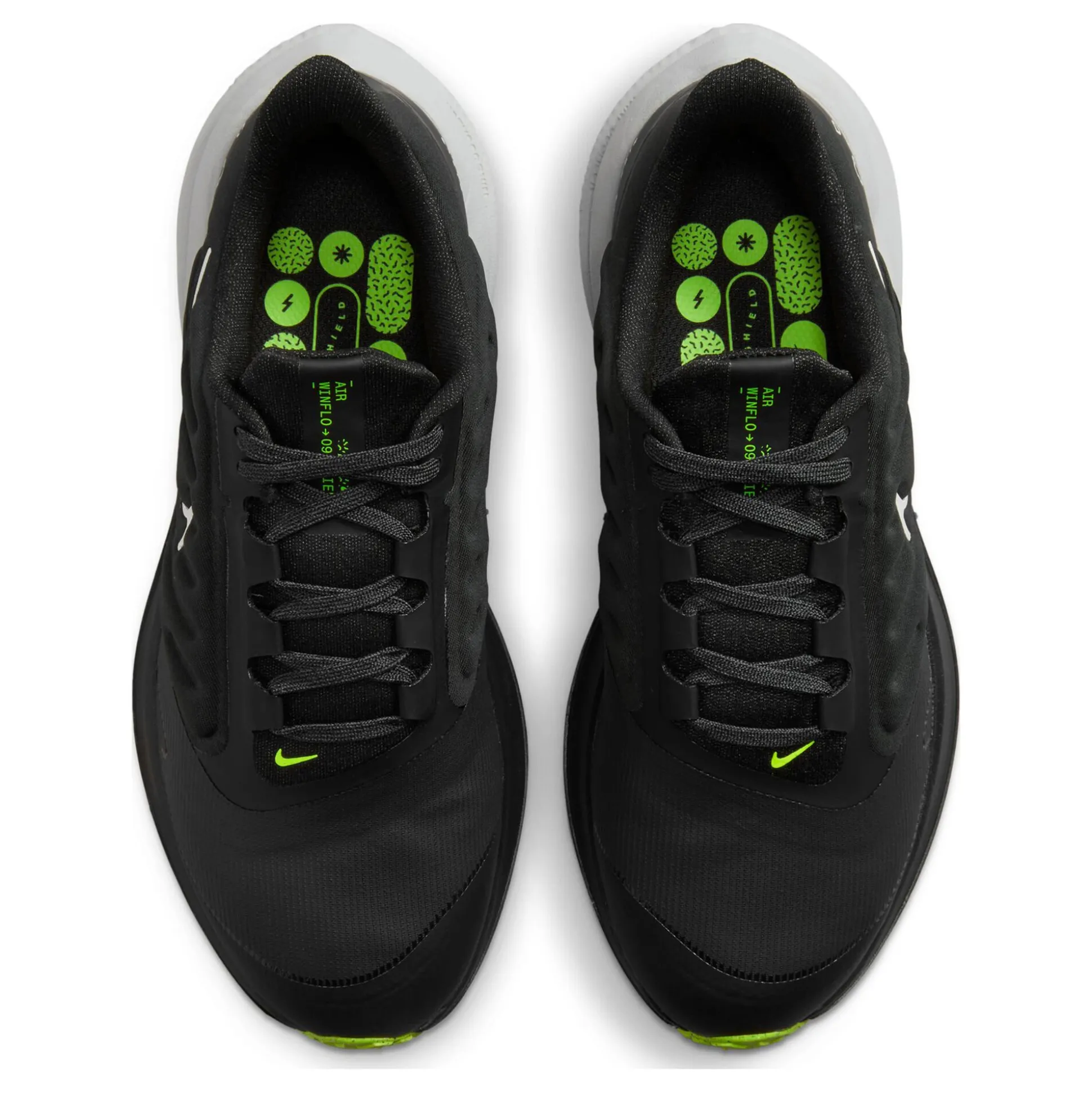 Clearance Winflo 9 Shield Neutral Running Shoe Women - Black, White Running Shoes