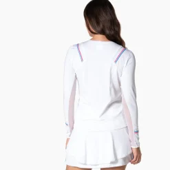 Cheap Winning Streak Long Sleeve Women - White Shirts