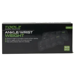 Outlet Wrist/Ankle Weight 1kg - 2pcs Weighted Cuffs - Black Accessories